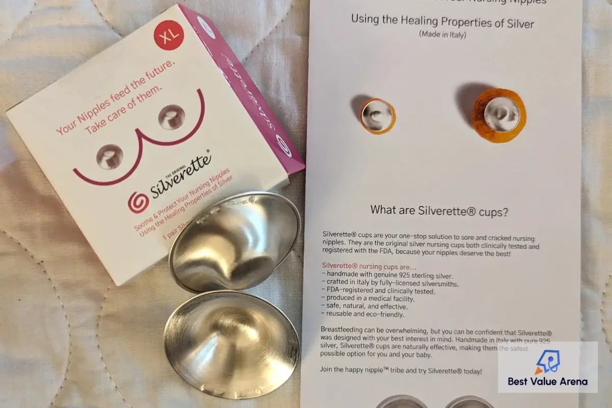 silverette silver nursing cups